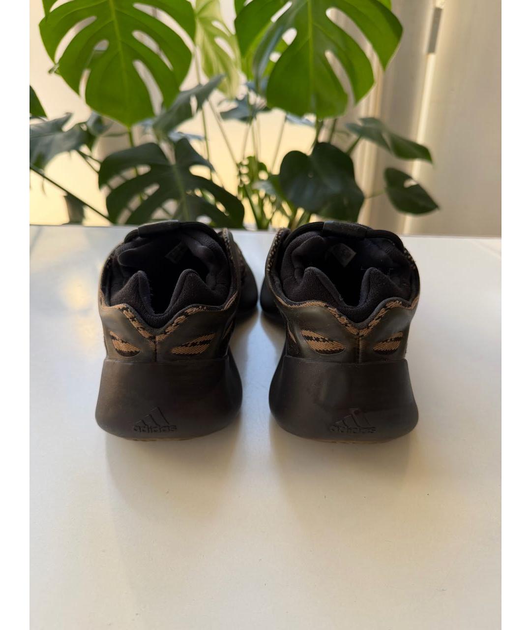 ADIDAS YEEZY Черные текстильные кроссовки, фото 4