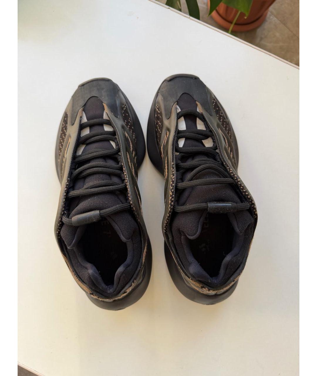 ADIDAS YEEZY Черные текстильные кроссовки, фото 3