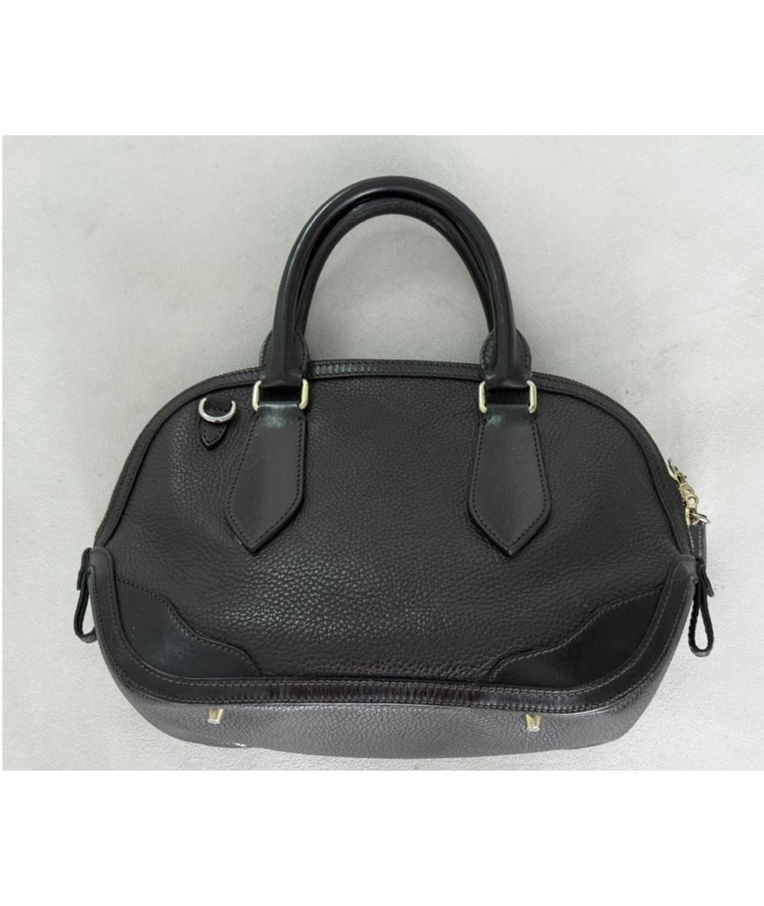 BURBERRY Черная кожаная сумка через плечо, фото 2