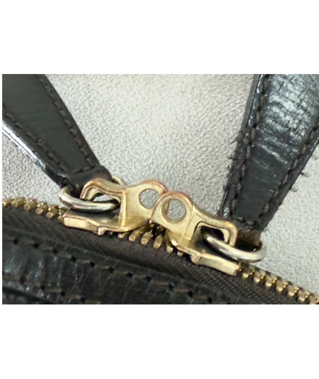 BURBERRY Черная кожаная сумка через плечо, фото 6