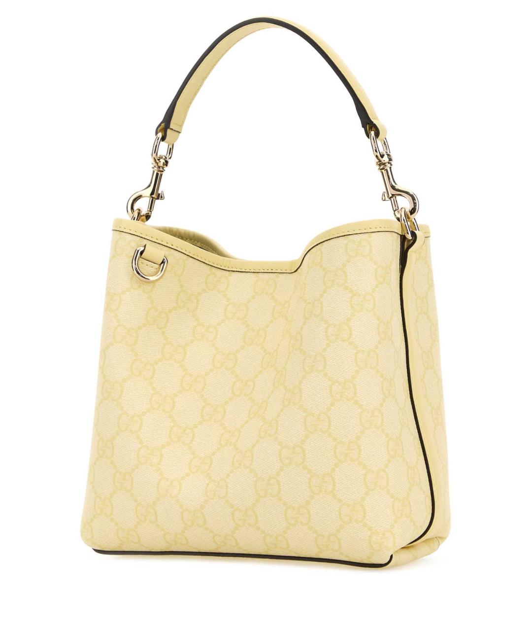 GUCCI Желтая тканевая сумка через плечо, фото 2