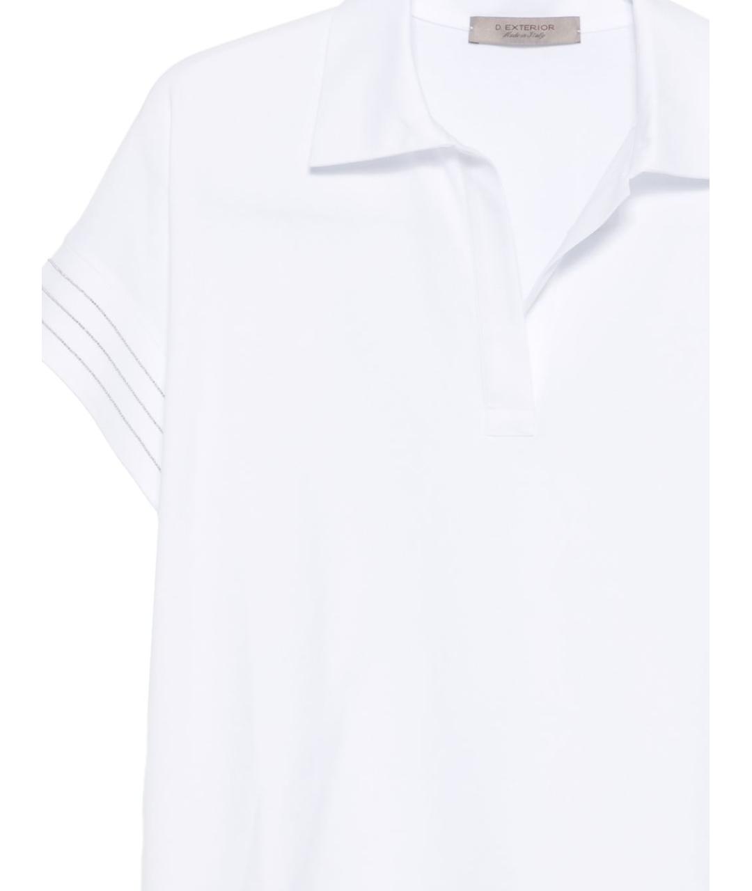D.EXTERIOR Белая хлопковая футболка, фото 3