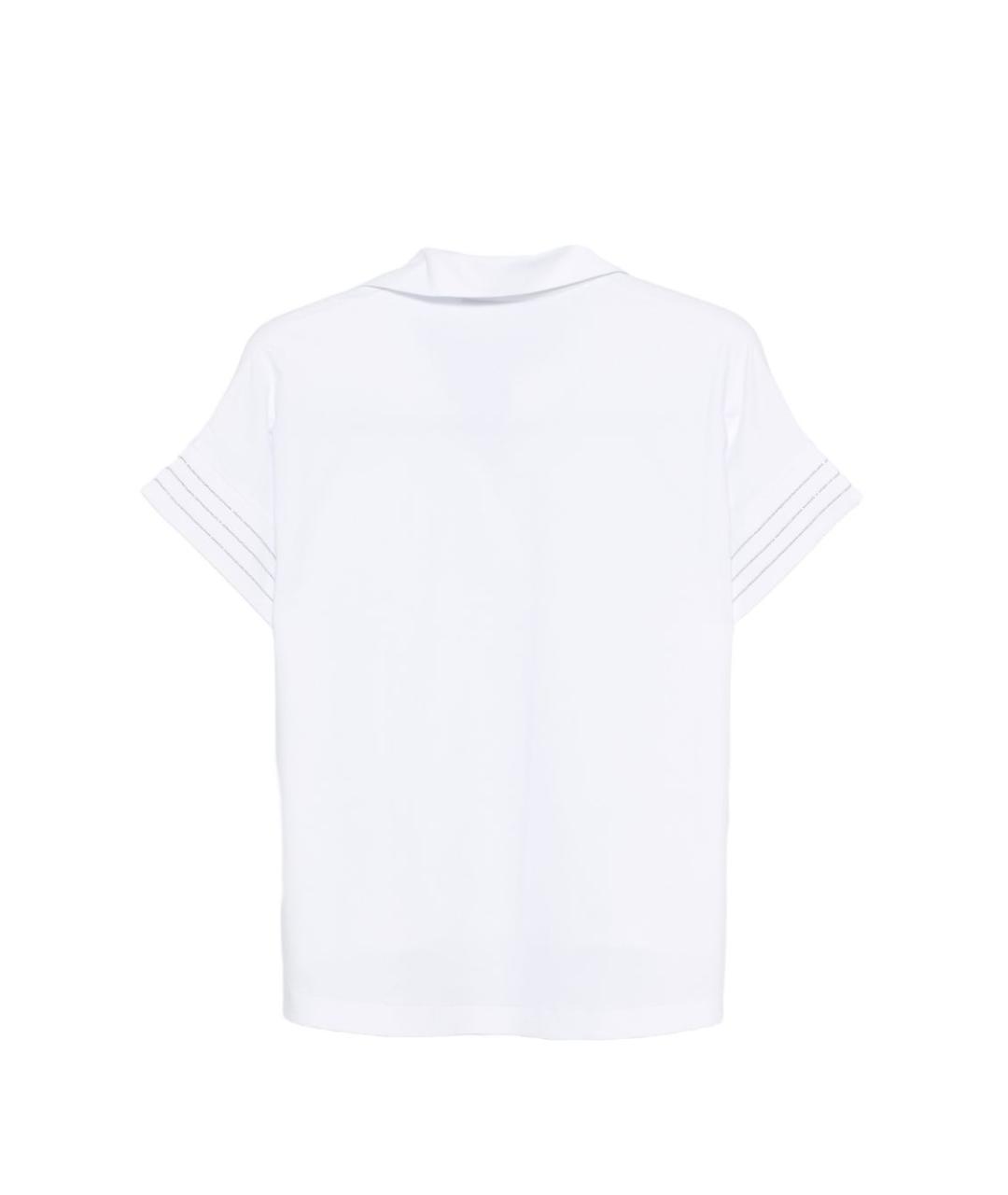 D.EXTERIOR Белая хлопковая футболка, фото 2