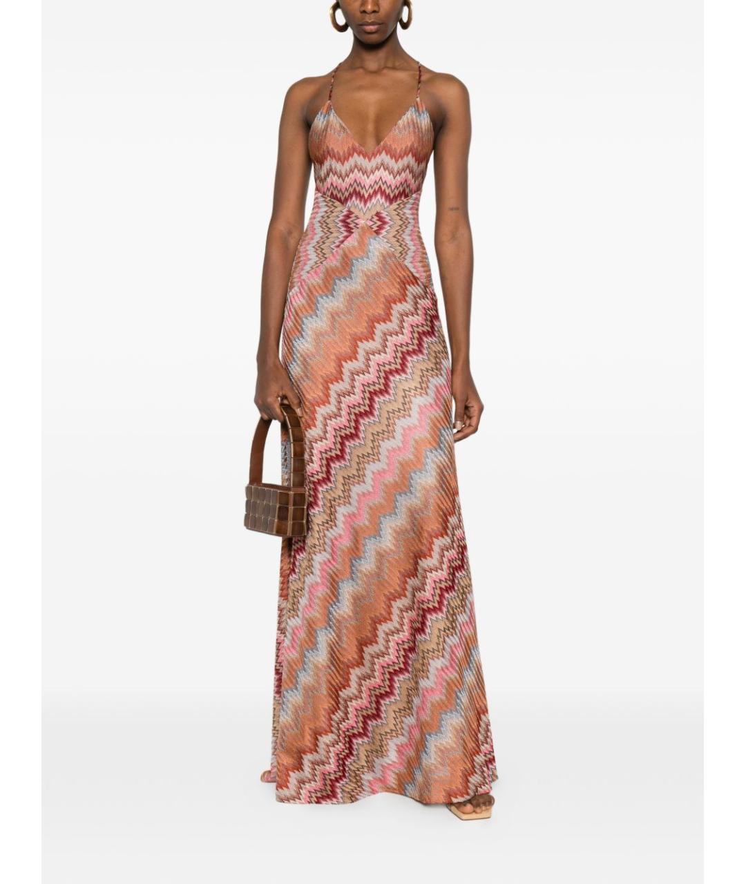 MISSONI Розовое вискозное платье, фото 5