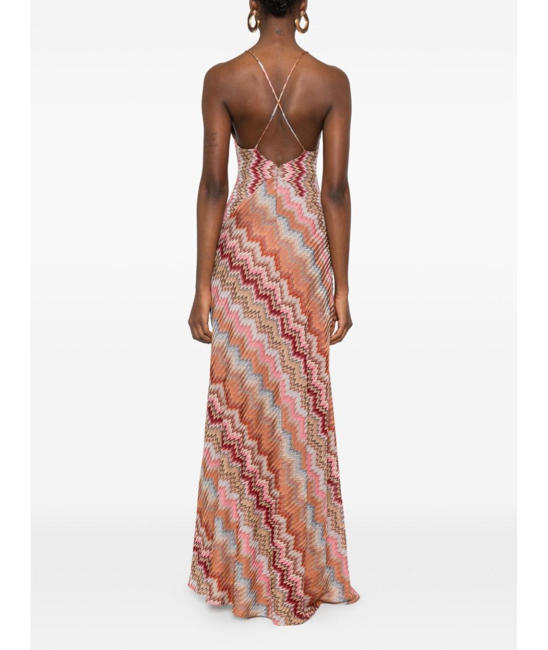 MISSONI Розовое вискозное платье, фото 3