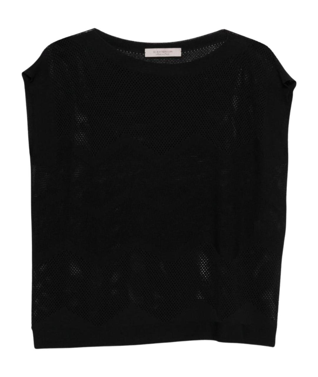 D.EXTERIOR Черная вискозная жилетка, фото 1