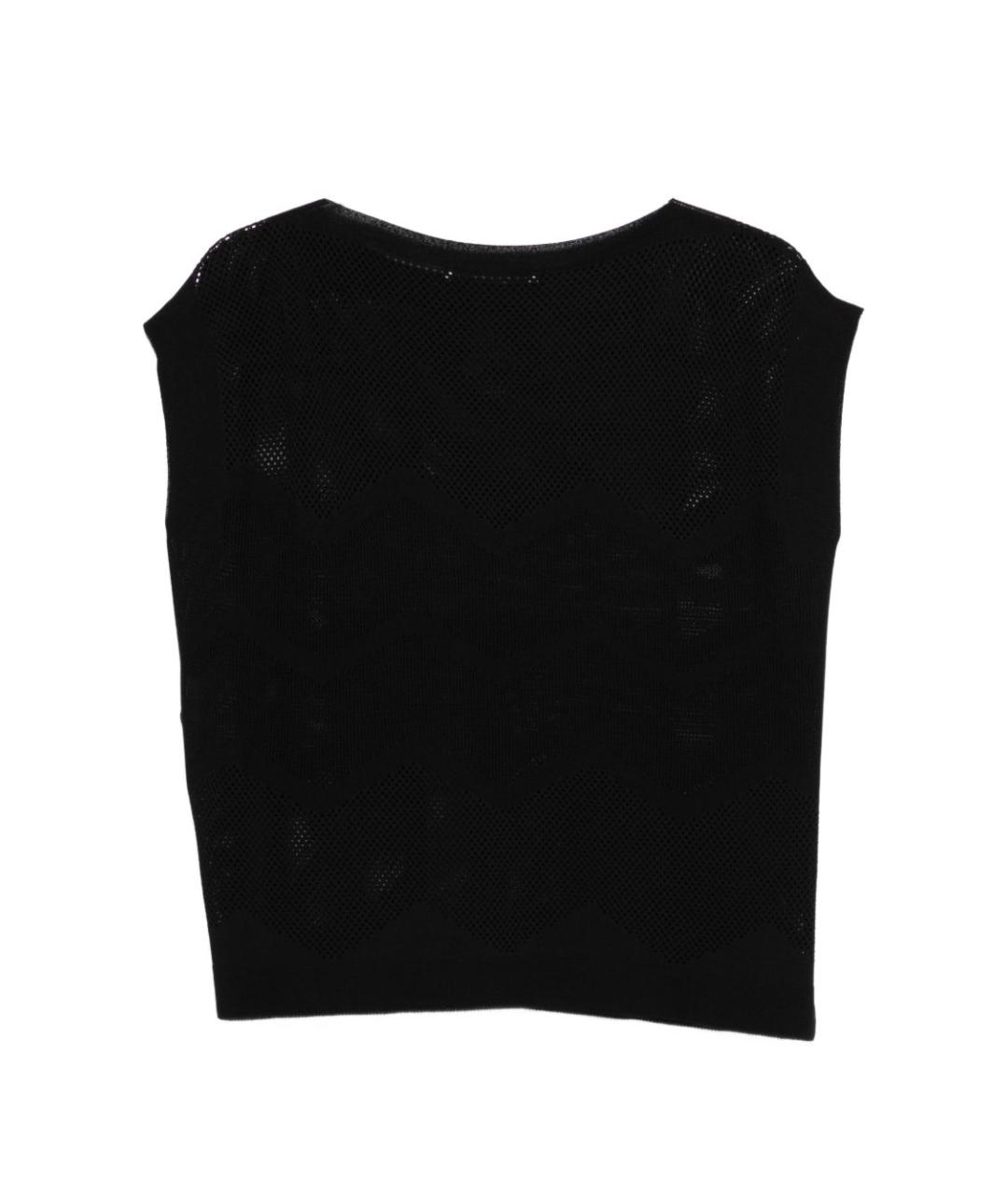 D.EXTERIOR Черная вискозная жилетка, фото 2