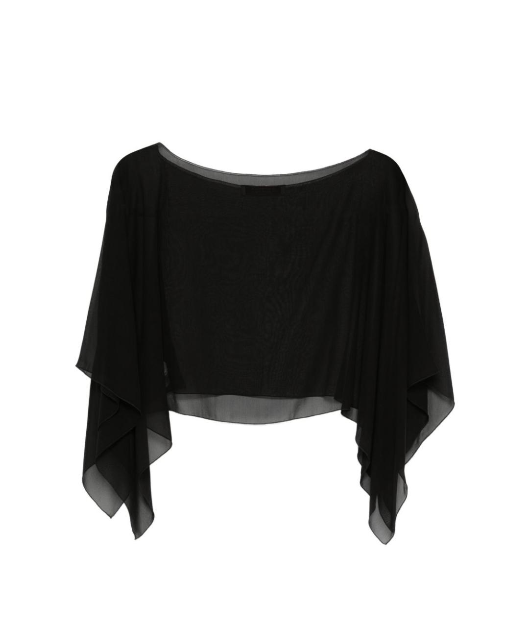 D.EXTERIOR Черная шелковая футболка, фото 3