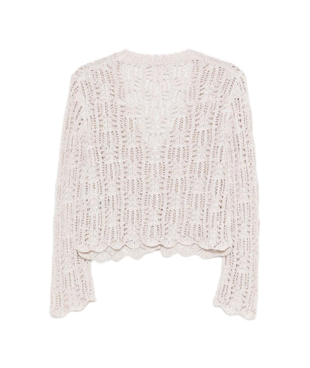 D.EXTERIOR Бежевый полиэстеровый кардиган, фото 3