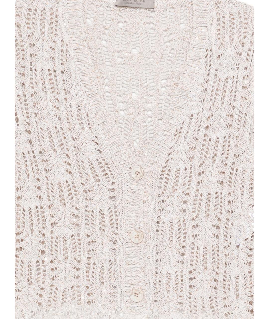 D.EXTERIOR Бежевый полиэстеровый кардиган, фото 2