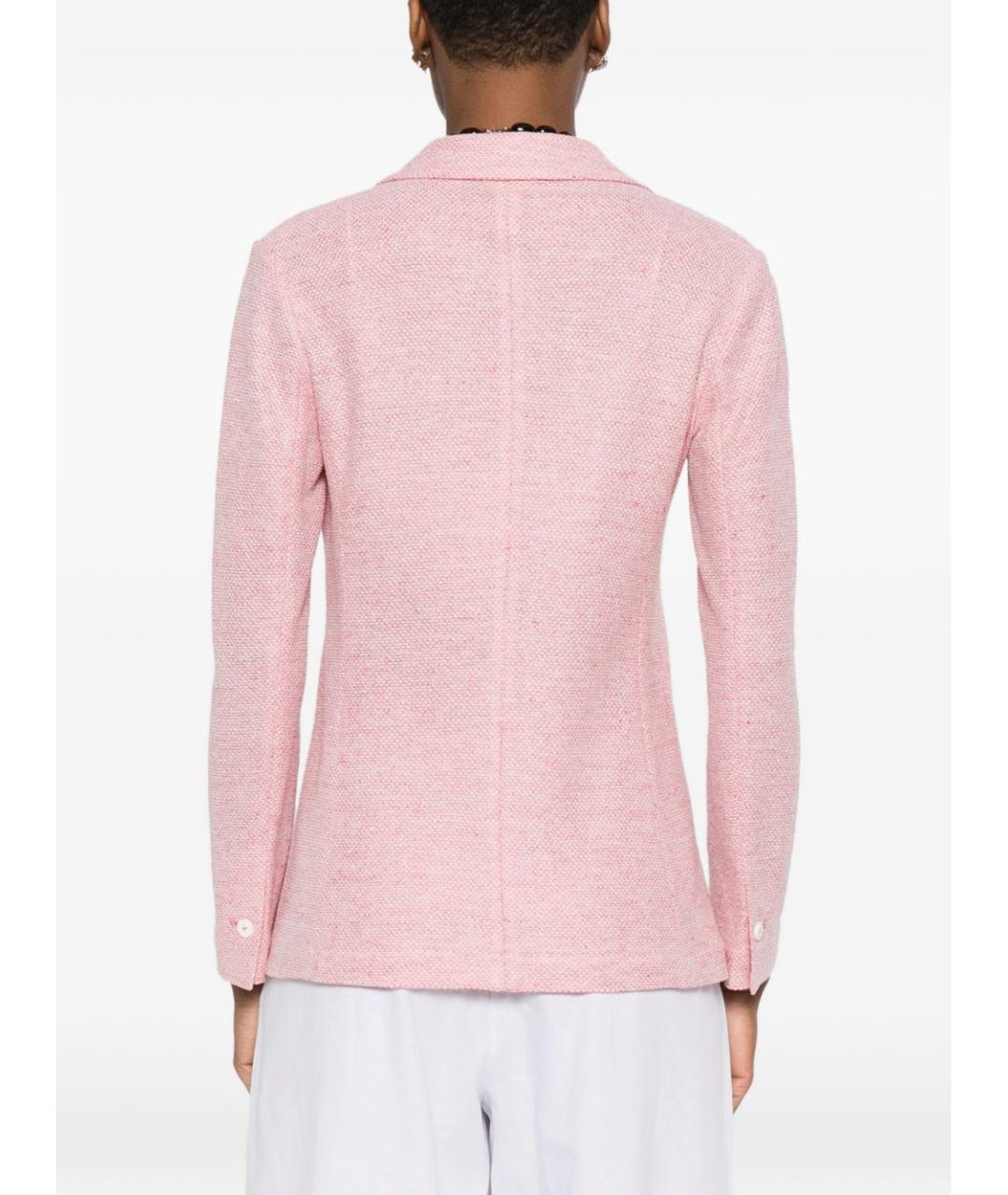 CIRCOLO 1901 Розовый льняной жакет/пиджак, фото 3
