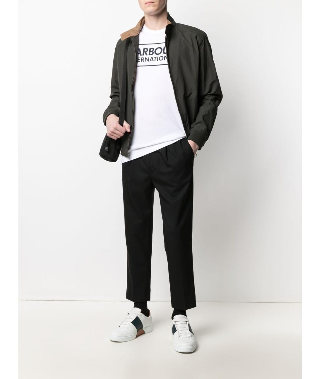 BARBOUR Зеленая полиамидовая куртка, фото 4