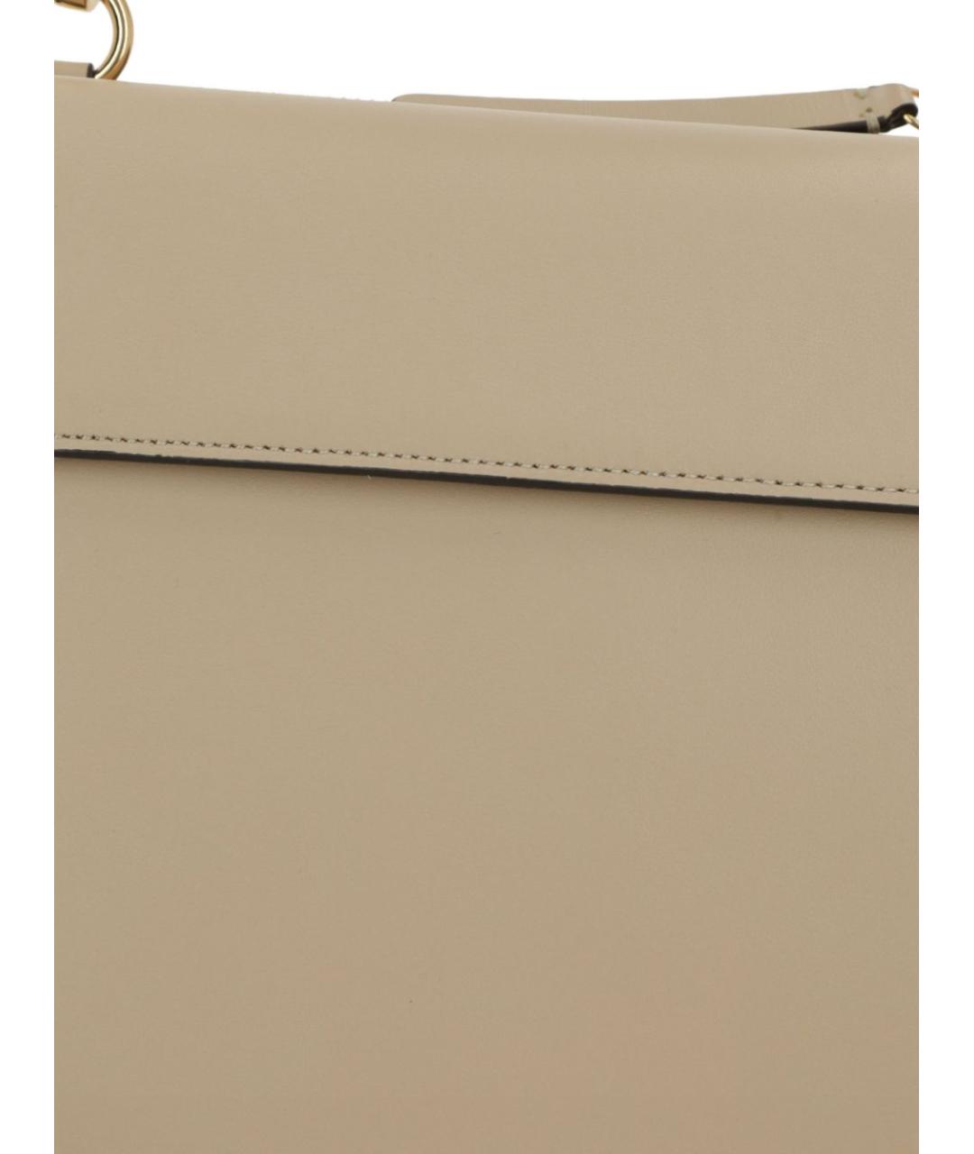 WANDLER Бежевая кожаная сумка тоут, фото 2