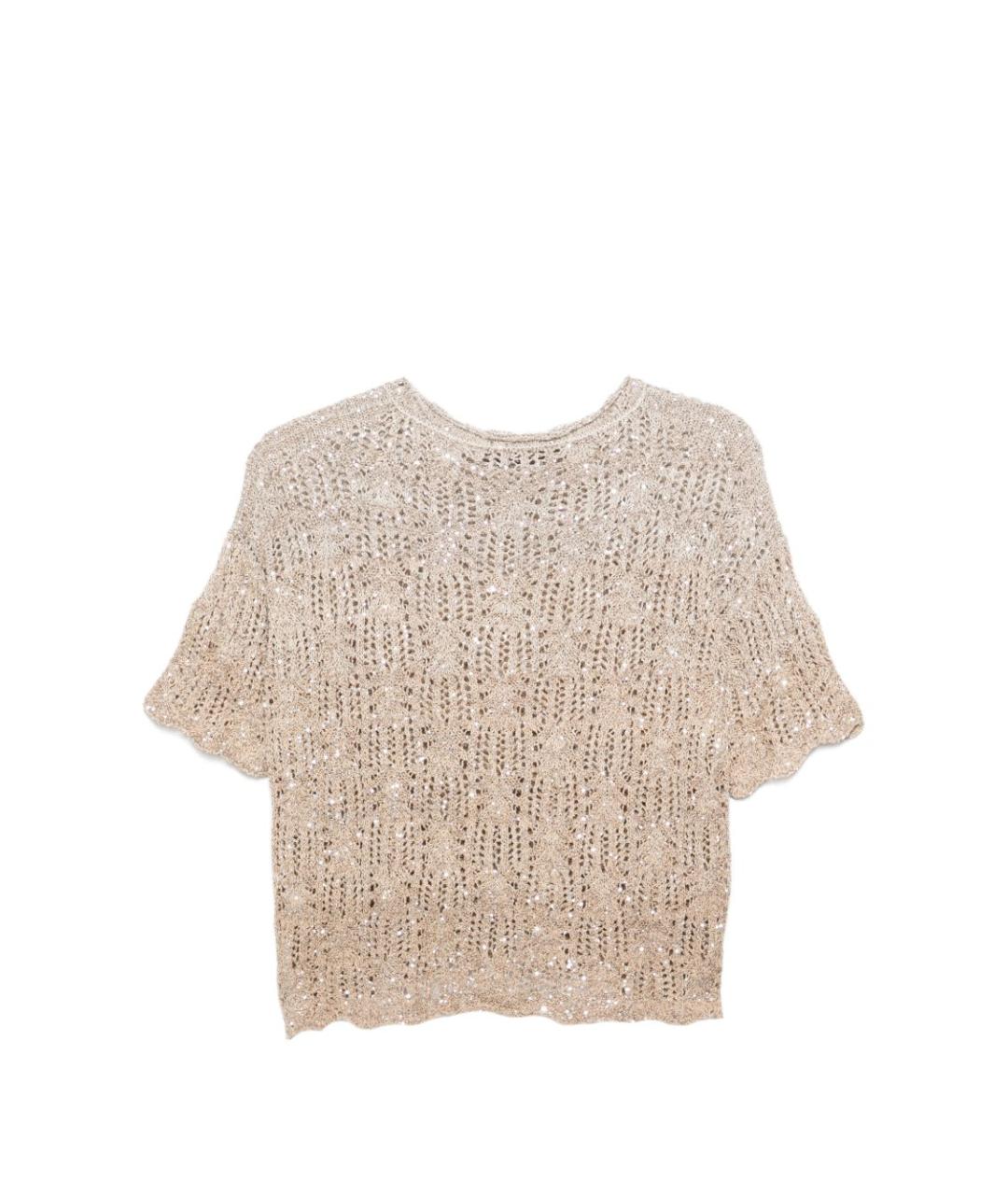 D.EXTERIOR Бежевая футболка, фото 2