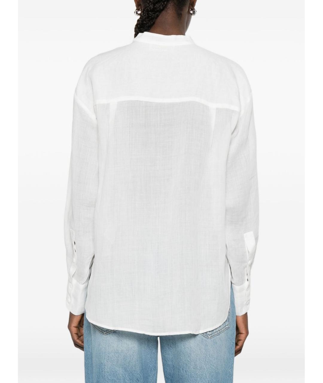 ERMANNO FIRENZE Белая хлопковая рубашка, фото 3