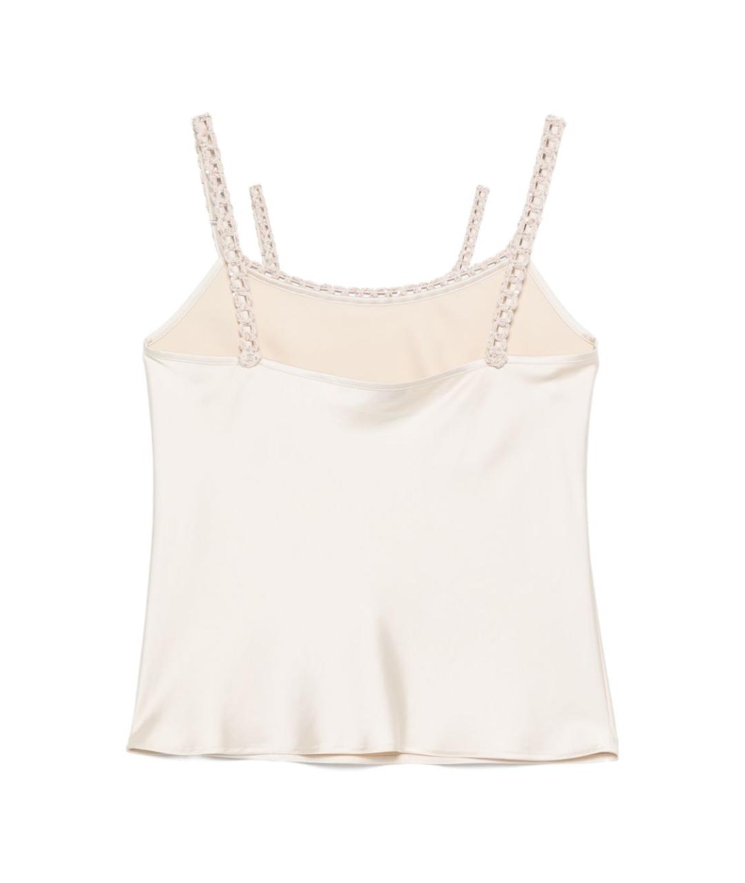 D.EXTERIOR Бежевая полиэстеровая майка, фото 3