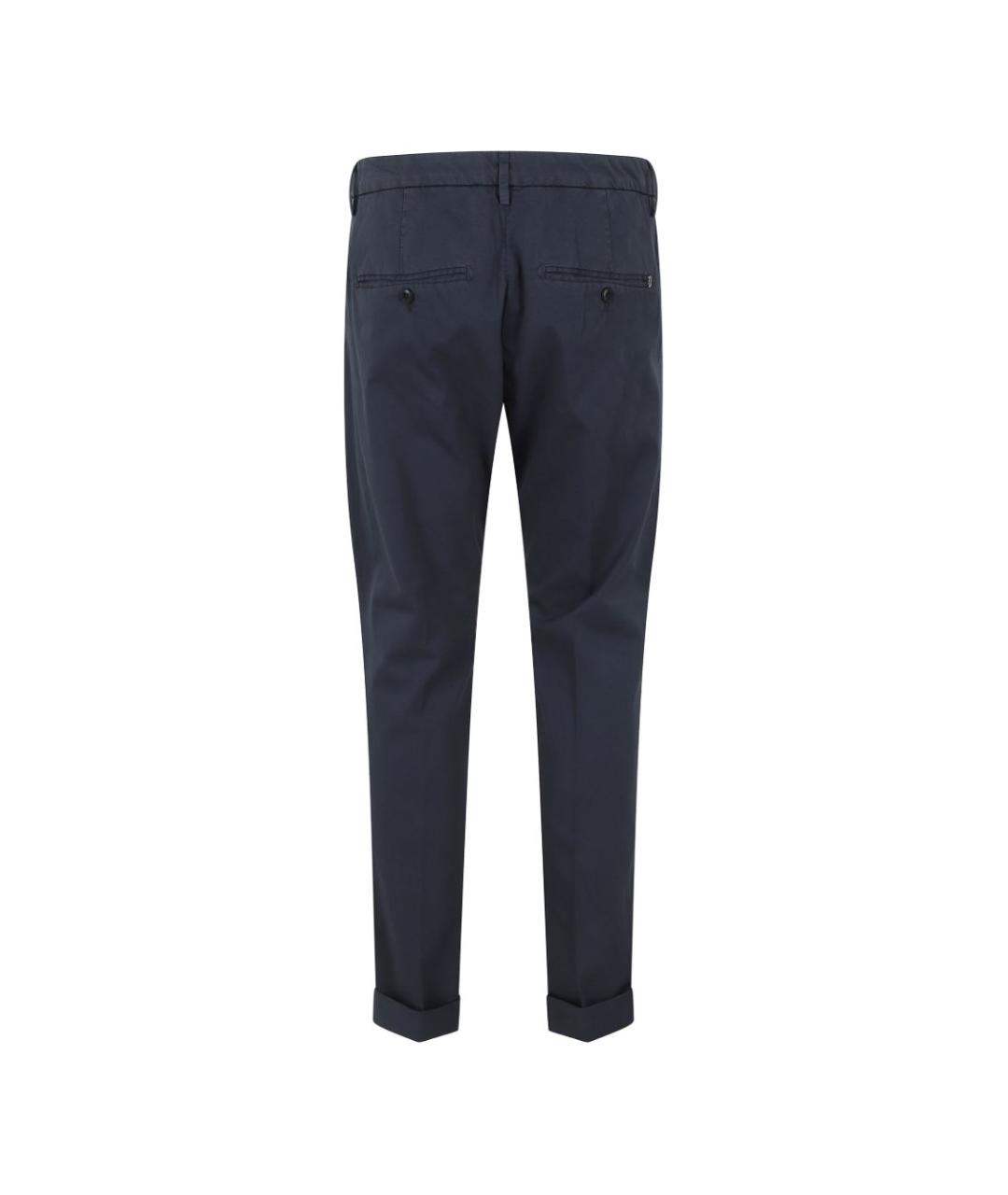 DONDUP Синие хлопковые брюки чинос, фото 2