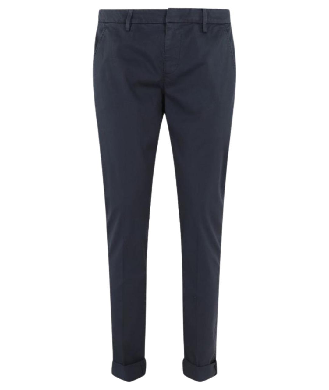 DONDUP Синие хлопковые брюки чинос, фото 1