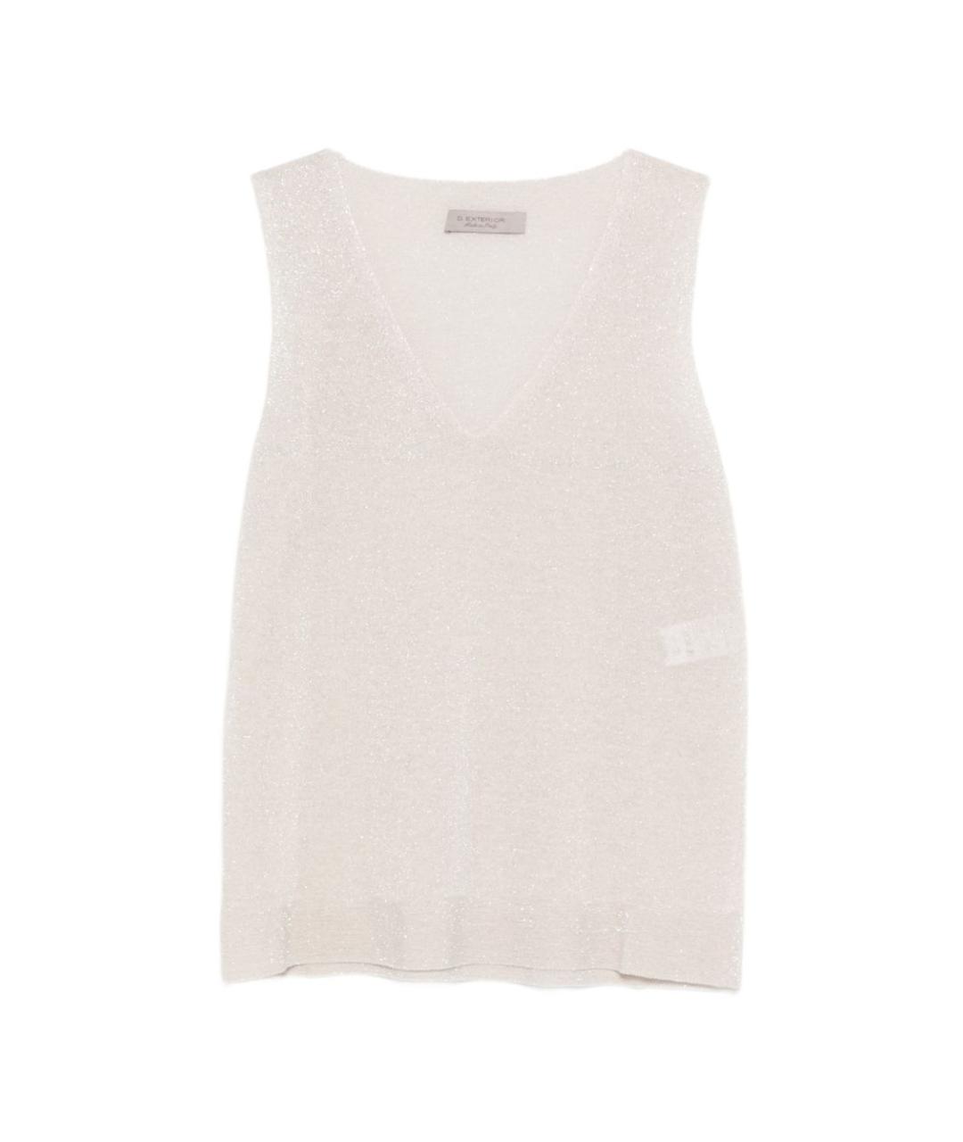 D.EXTERIOR Бежевая вискозная майка, фото 1