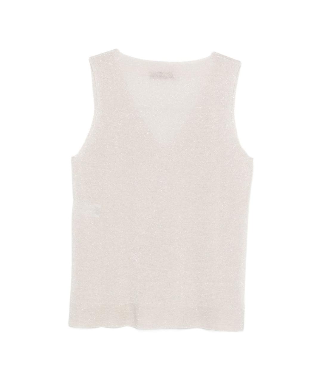 D.EXTERIOR Бежевая вискозная майка, фото 2