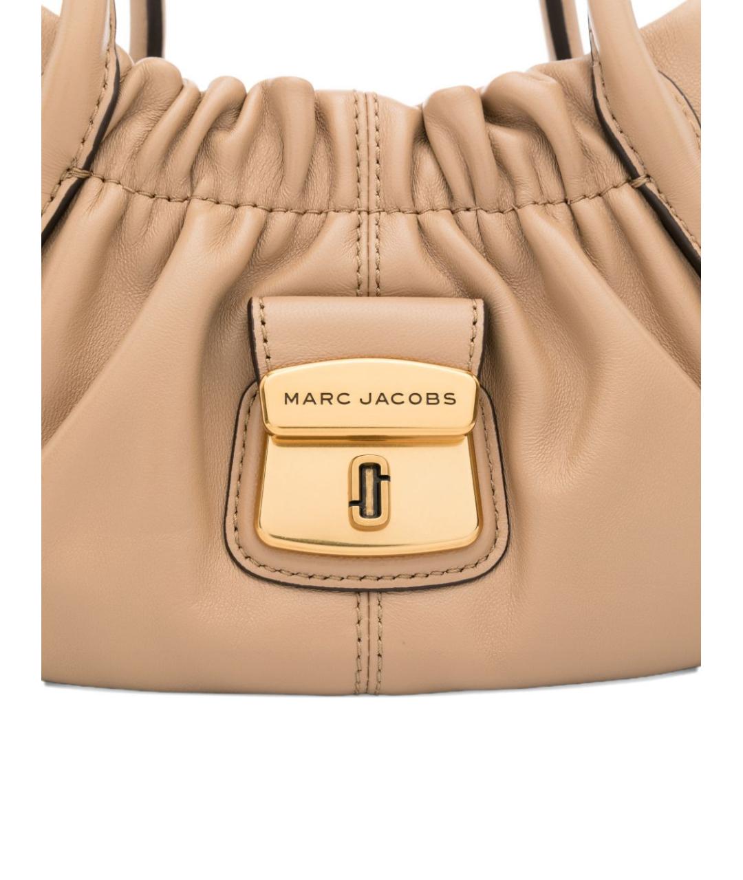 MARC JACOBS Бежевая кожаная сумка через плечо, фото 2