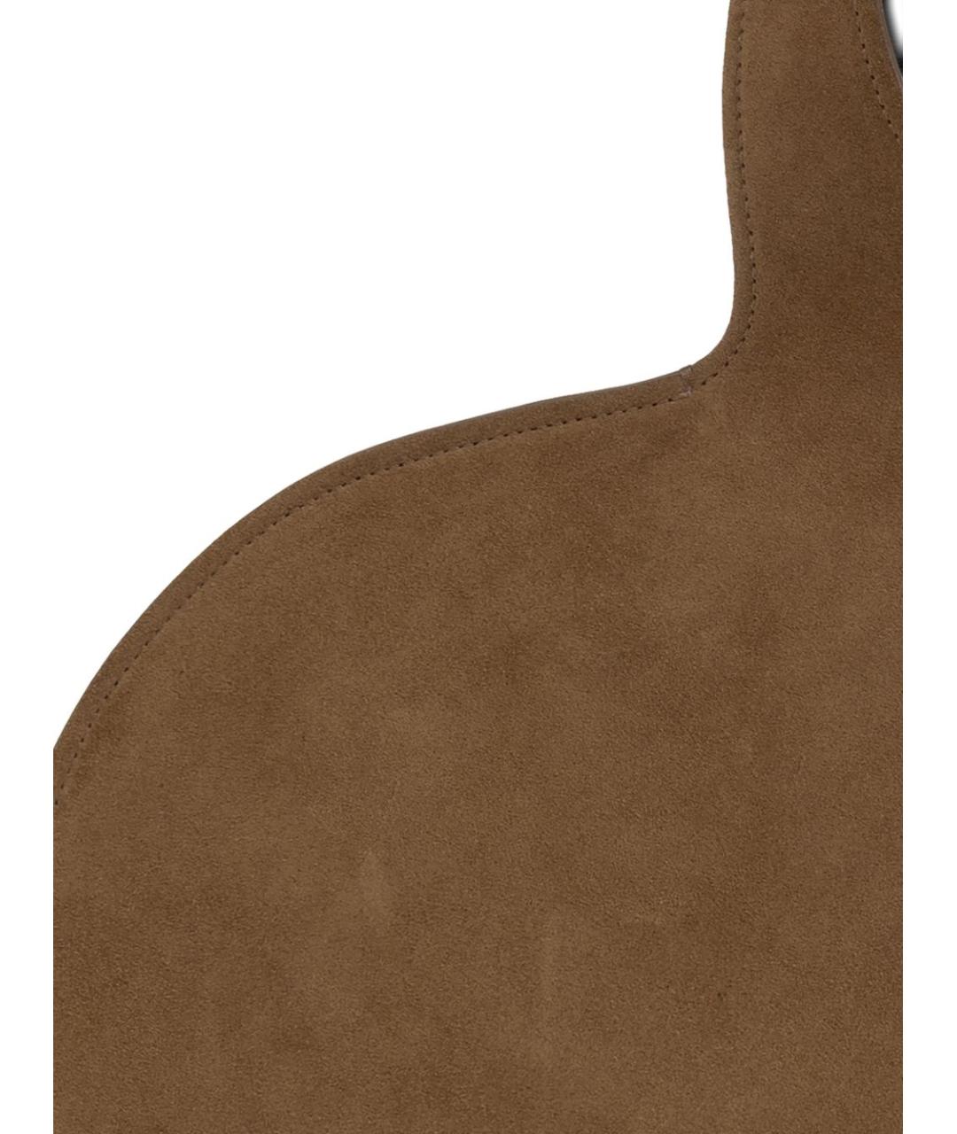 COPERNI Коричневая замшевая сумка тоут, фото 3