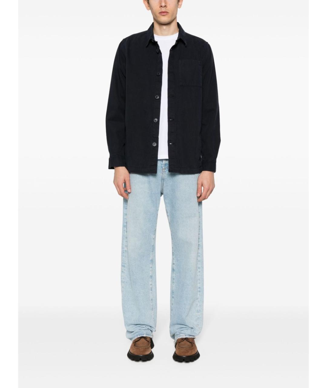 BARBOUR Синяя хлопковая классическая рубашка, фото 3