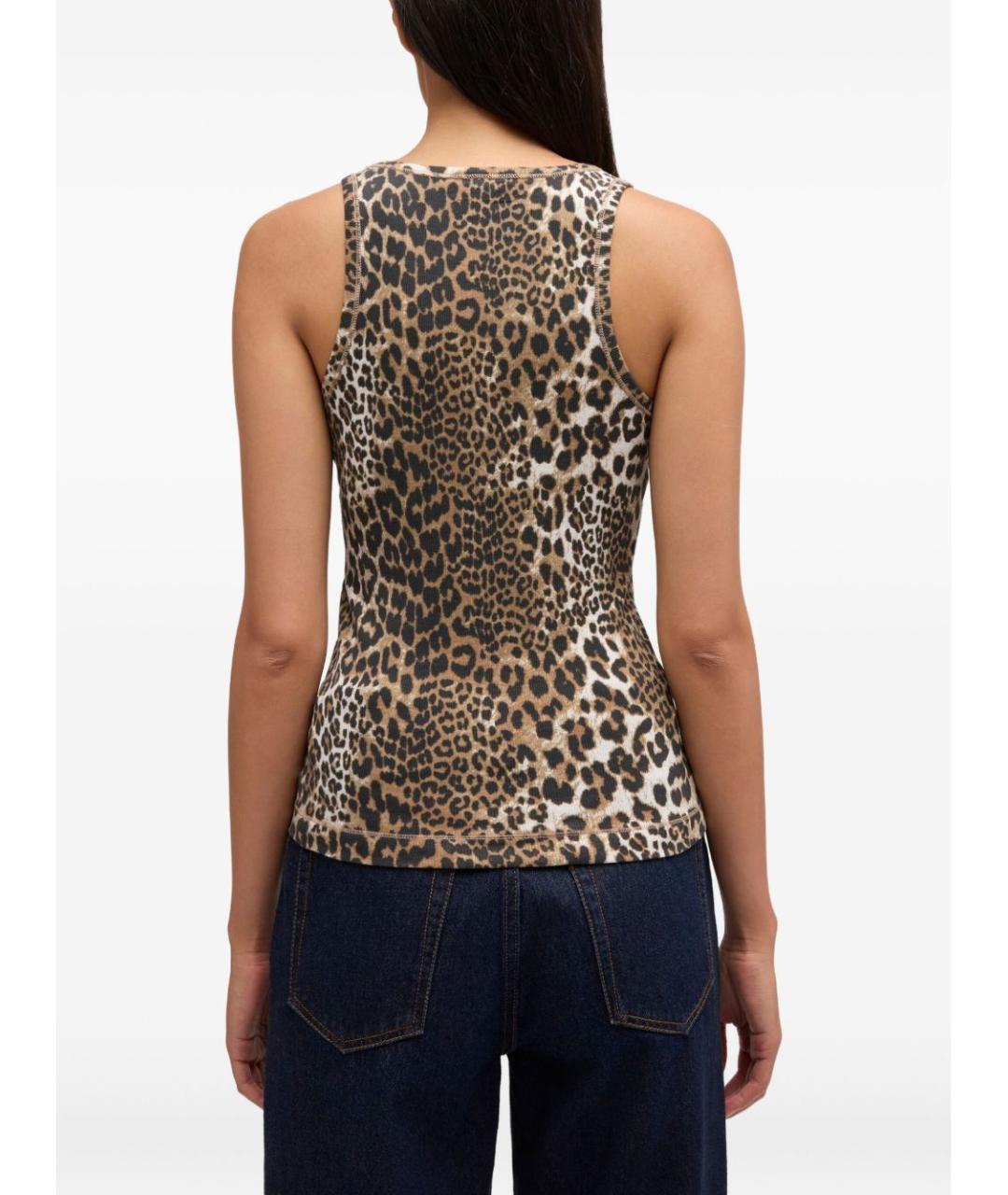 GANNI Мульти хлопковая майка, фото 3