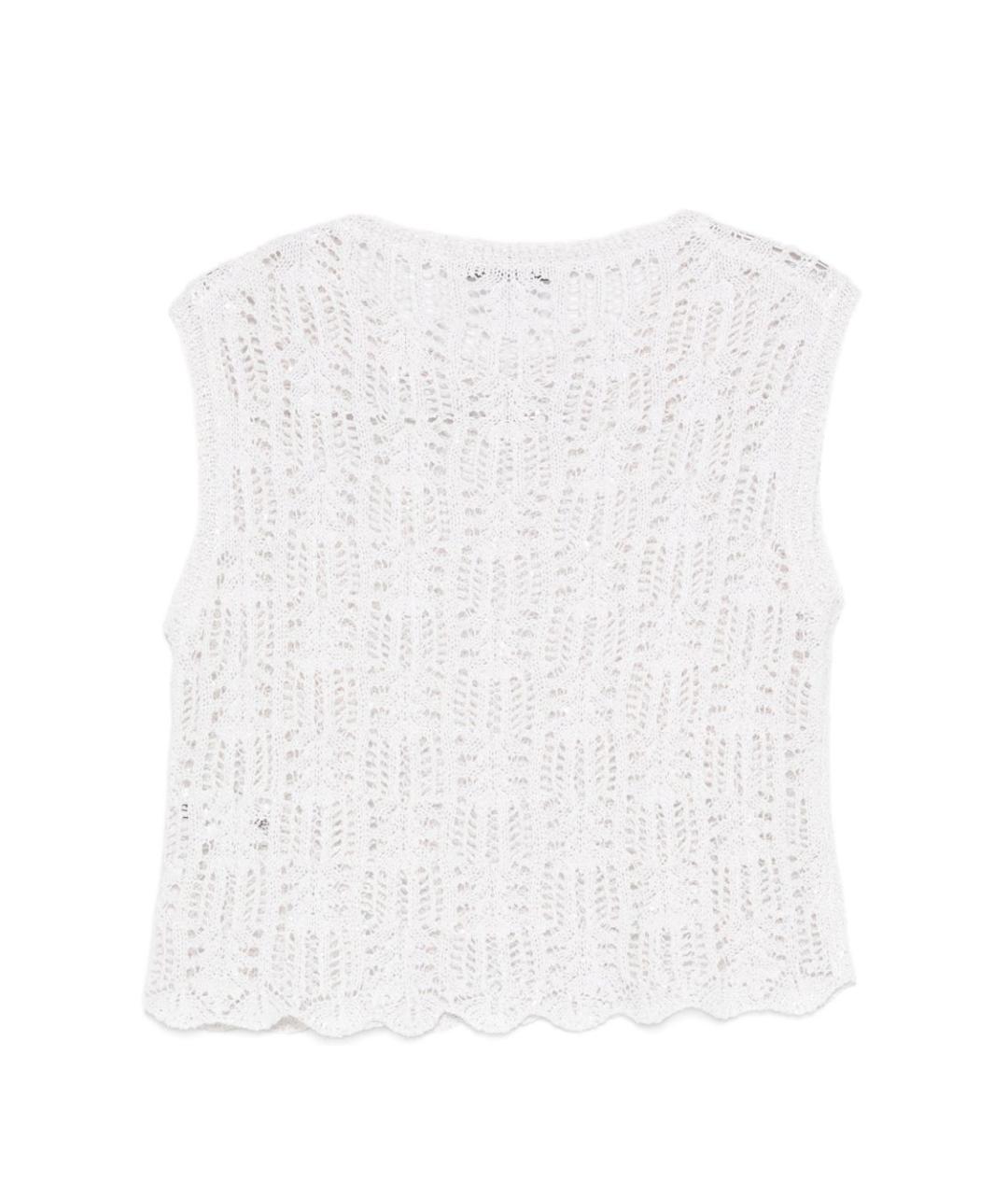 D.EXTERIOR Белая полиэстеровая майка, фото 2