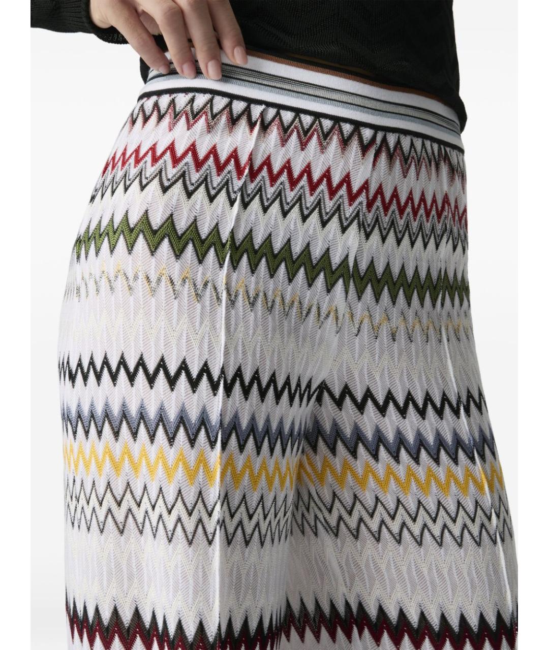 MISSONI Мульти вискозные прямые брюки, фото 3
