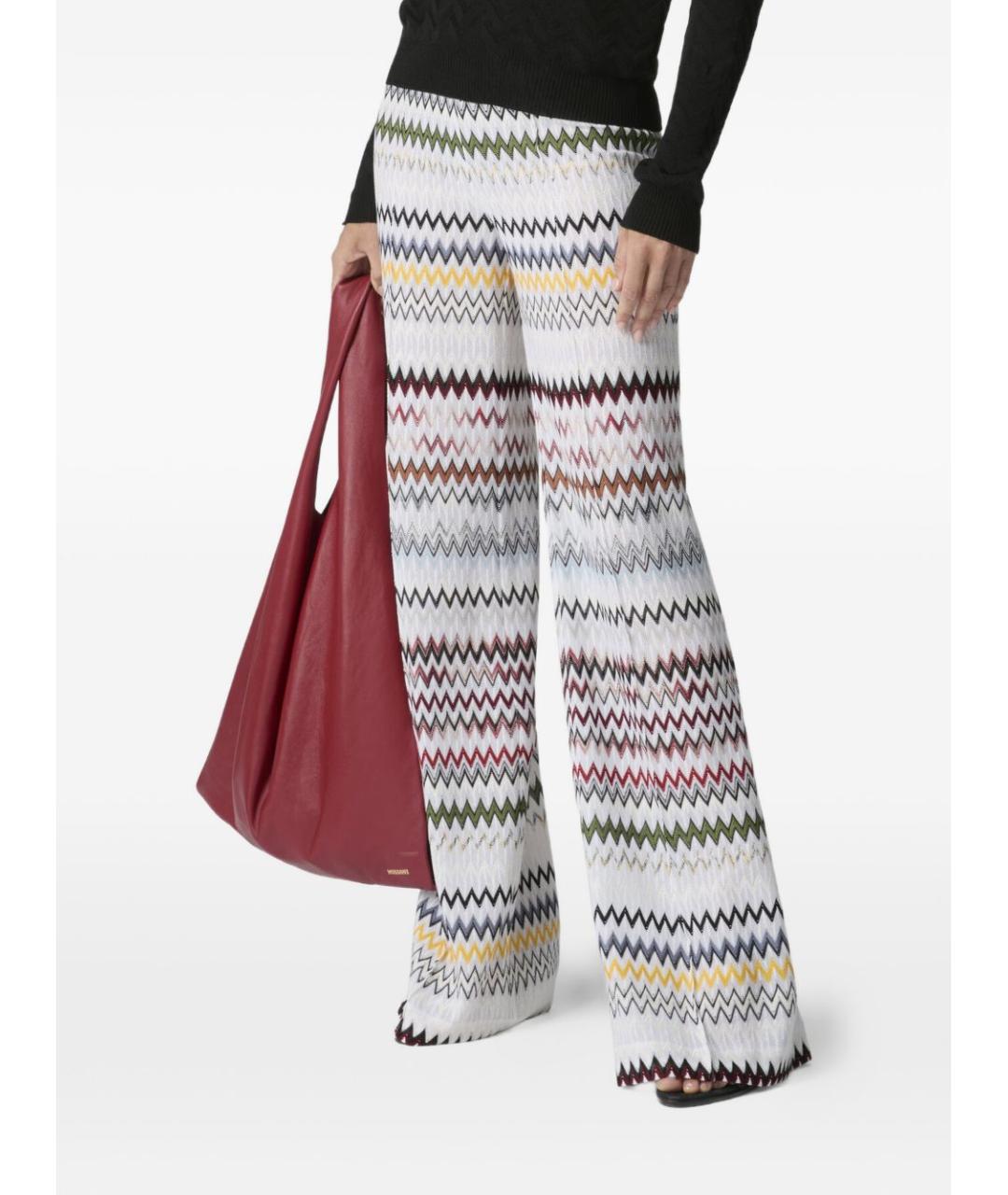 MISSONI Мульти вискозные прямые брюки, фото 4