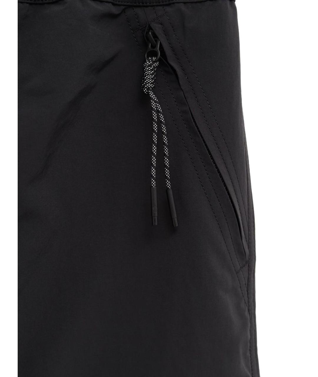 MONCLER GRENOBLE Черные полиэстеровые шорты, фото 3