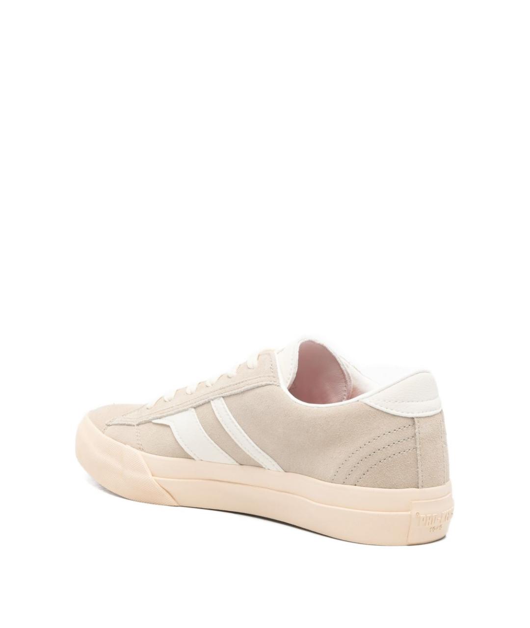 PRO-KEDS Бежевые кожаные низкие кроссовки / кеды, фото 4