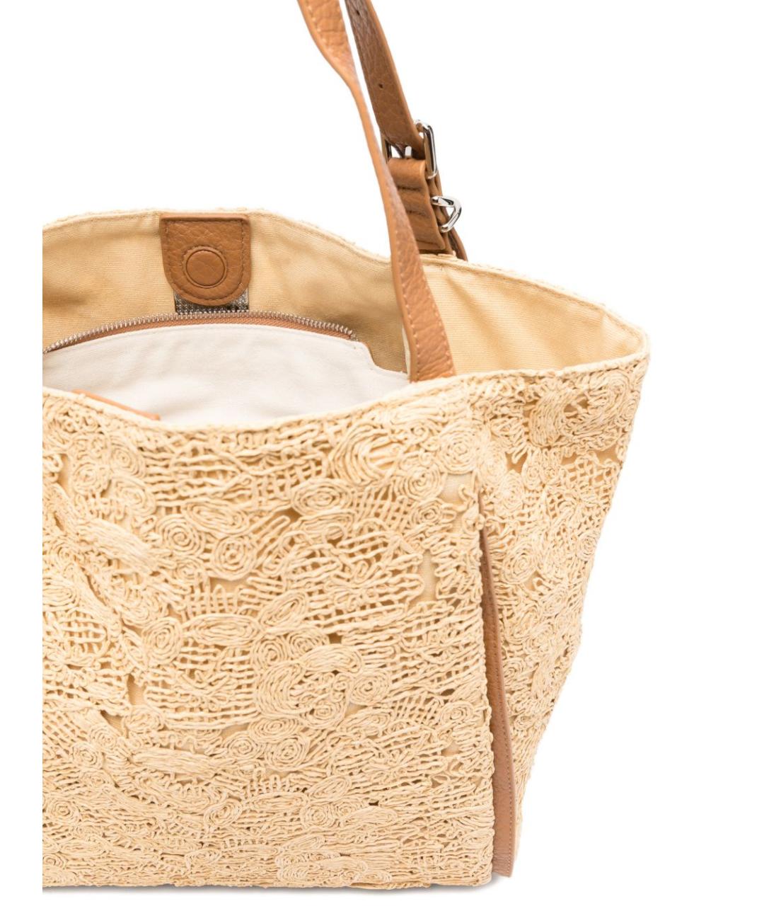 ERMANNO FIRENZE Бежевая сумка тоут, фото 3