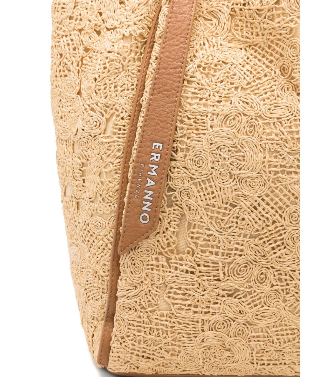 ERMANNO FIRENZE Бежевая сумка тоут, фото 2