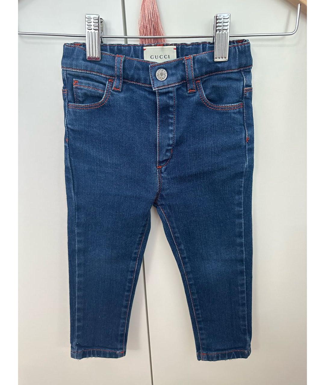 GUCCI Синие деним детские джинсы, фото 7