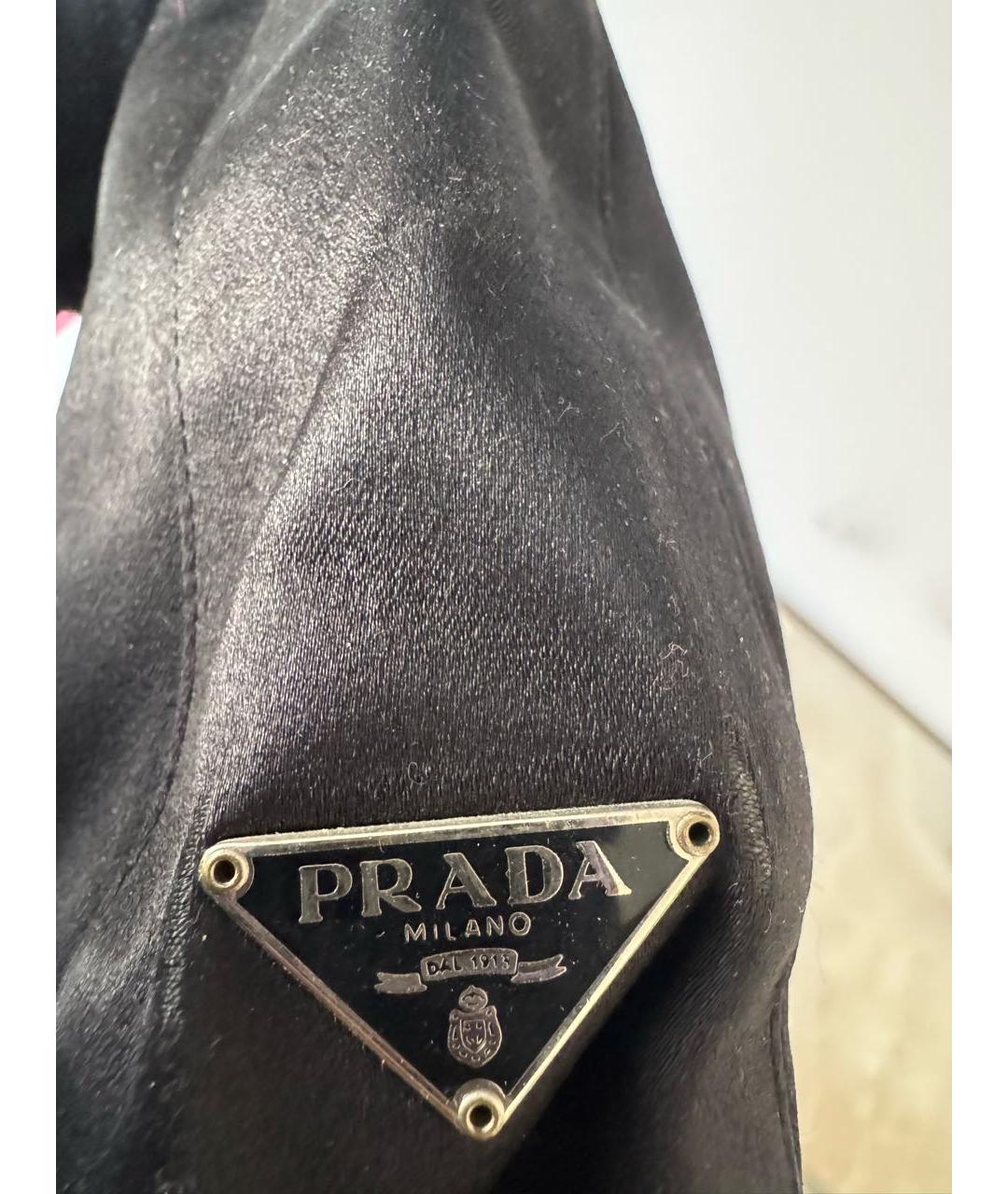 PRADA Черная сумка с короткими ручками, фото 2