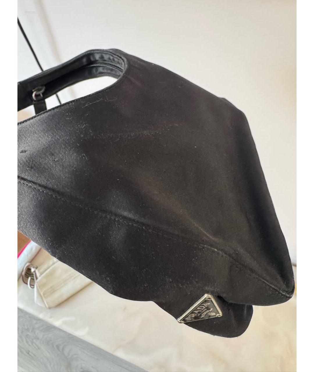 PRADA Черная сумка с короткими ручками, фото 4