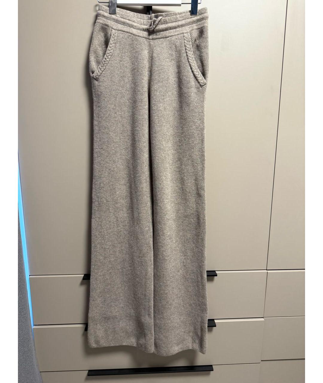 ADDICTED Бежевый кашемировый костюм с брюками, фото 4