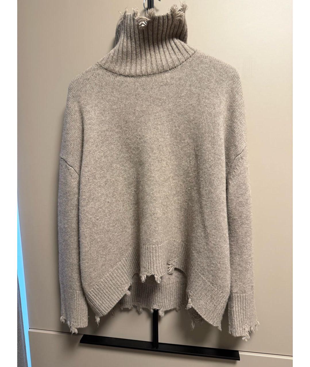 ADDICTED Бежевый кашемировый костюм с брюками, фото 9