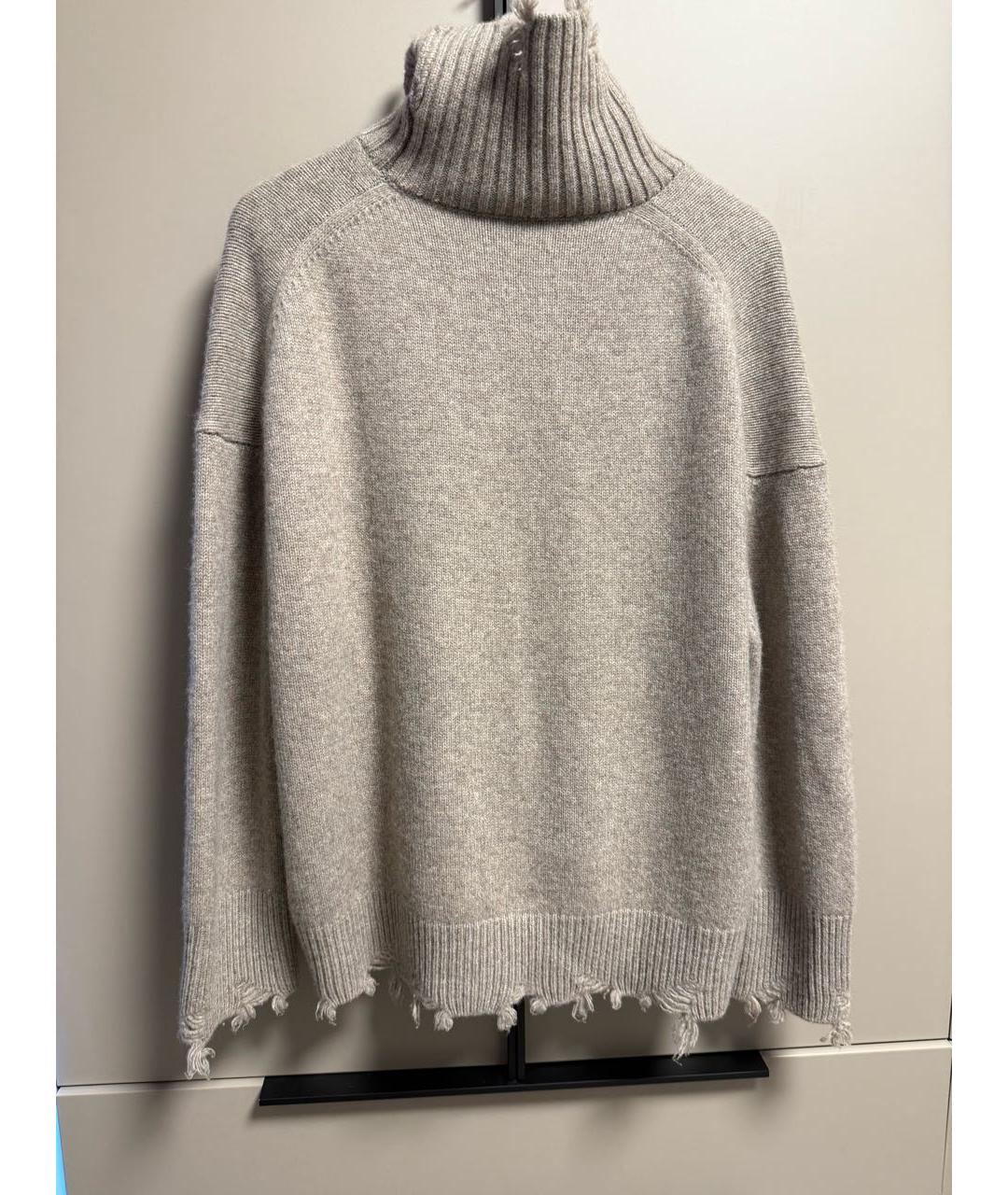 ADDICTED Бежевый кашемировый костюм с брюками, фото 2