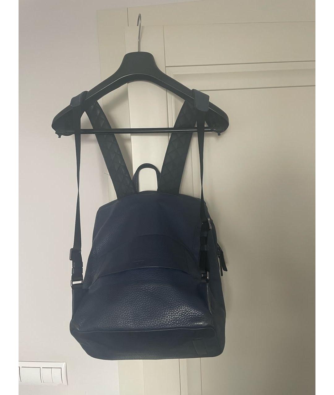 TUMI Фиолетовый кожаный рюкзак, фото 3