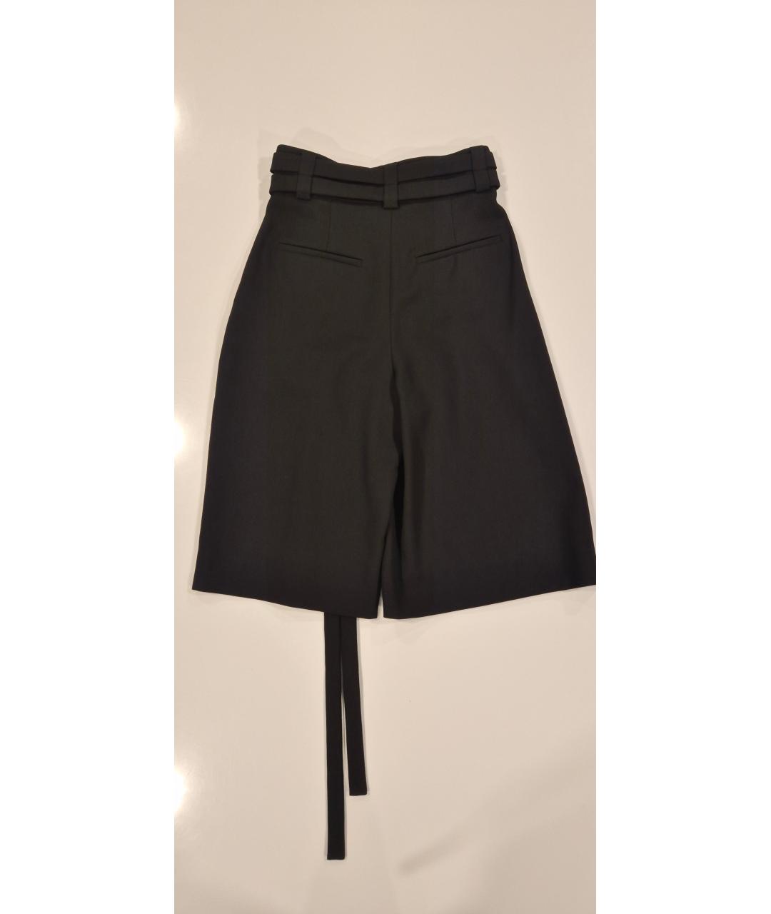 VALENTINO Черные креповые капри, фото 2