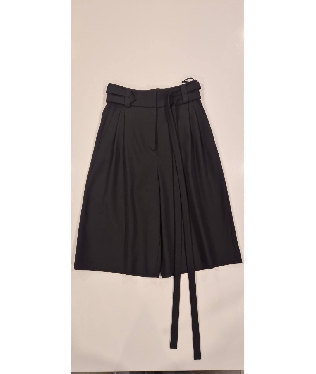 VALENTINO Черные креповые капри, фото 5