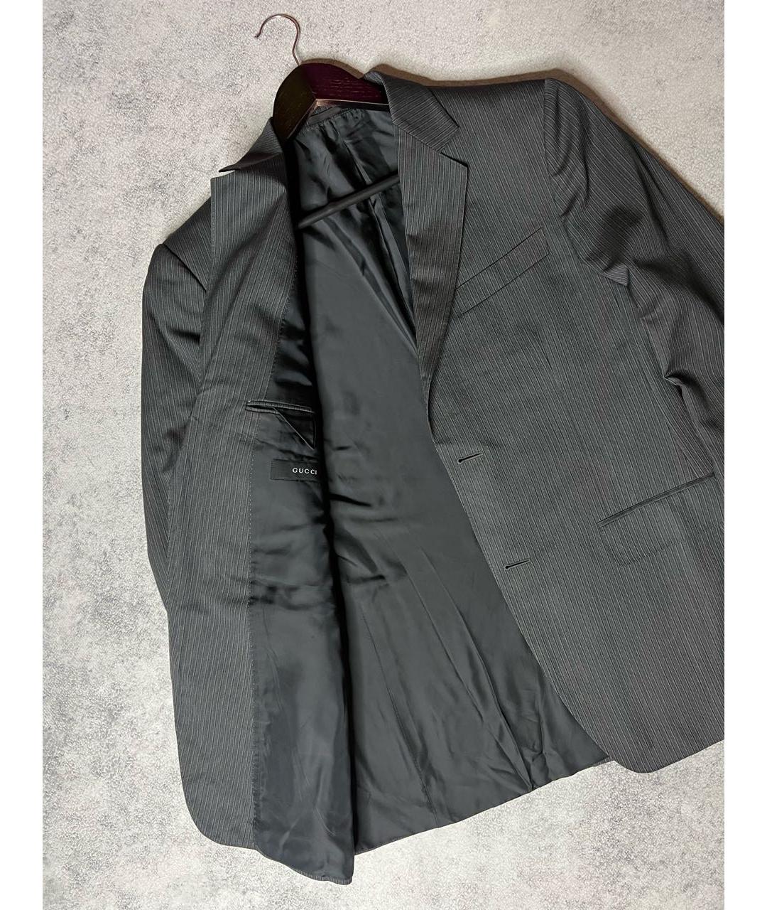 GUCCI Серый классический костюм, фото 3