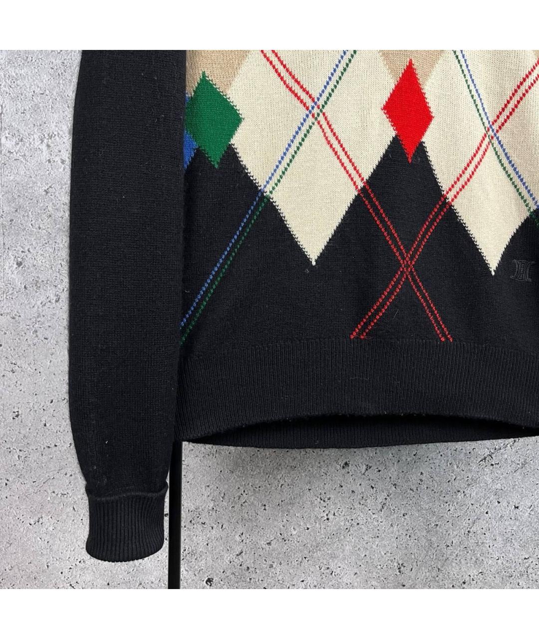 CELINE Черный кашемировый джемпер / свитер, фото 4