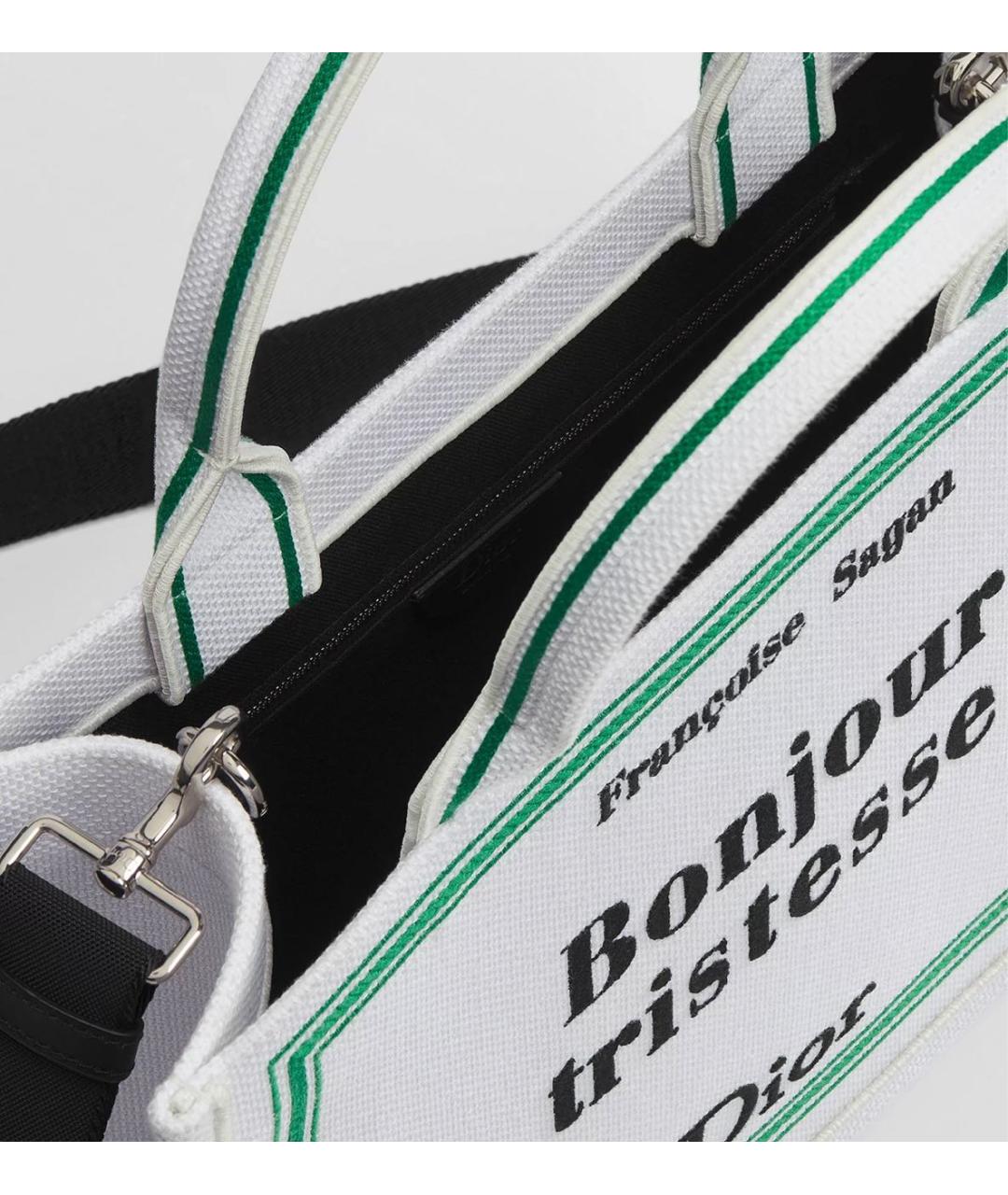 CHRISTIAN DIOR Белая сумка тоут, фото 3