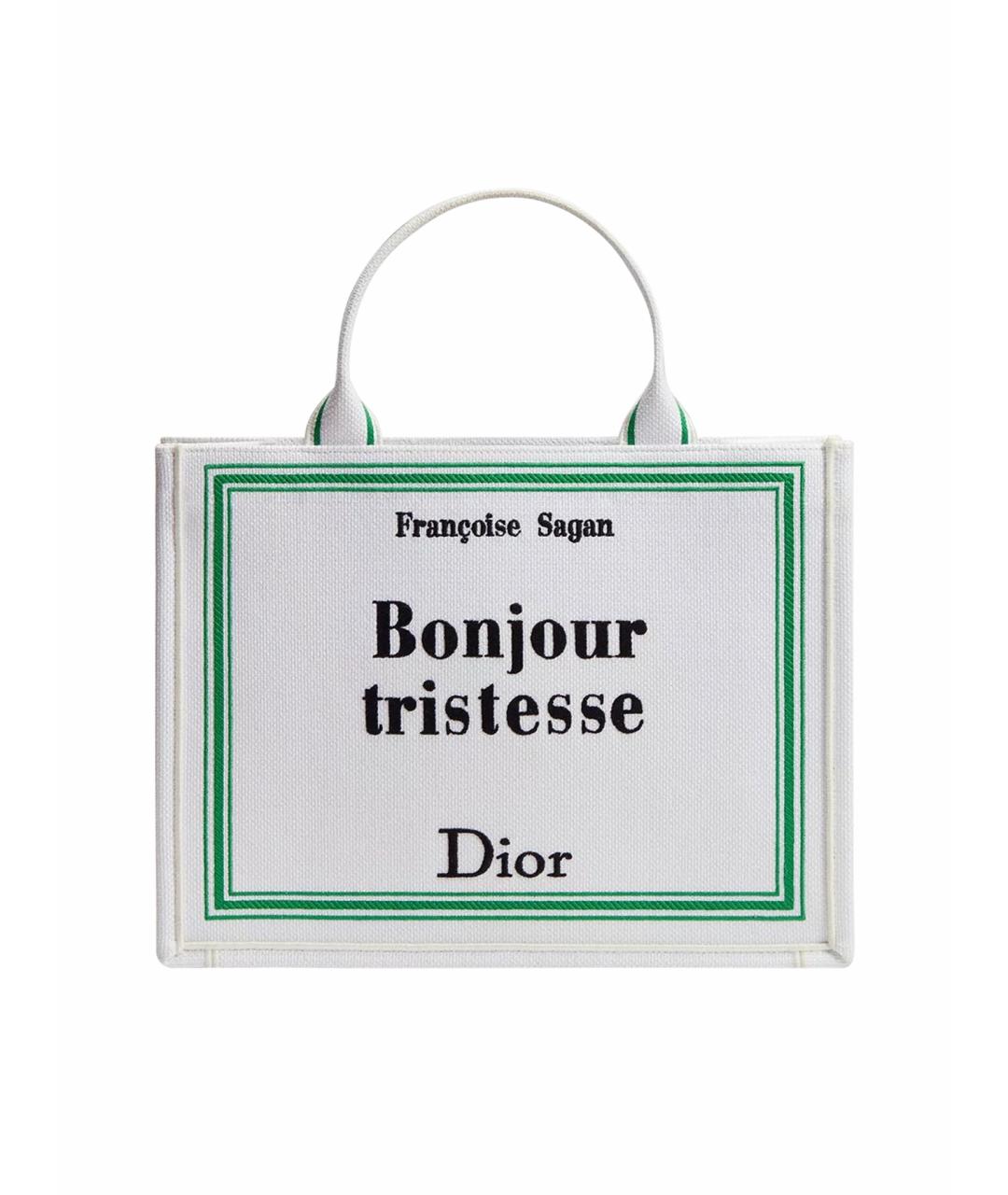 CHRISTIAN DIOR Белая сумка тоут, фото 1