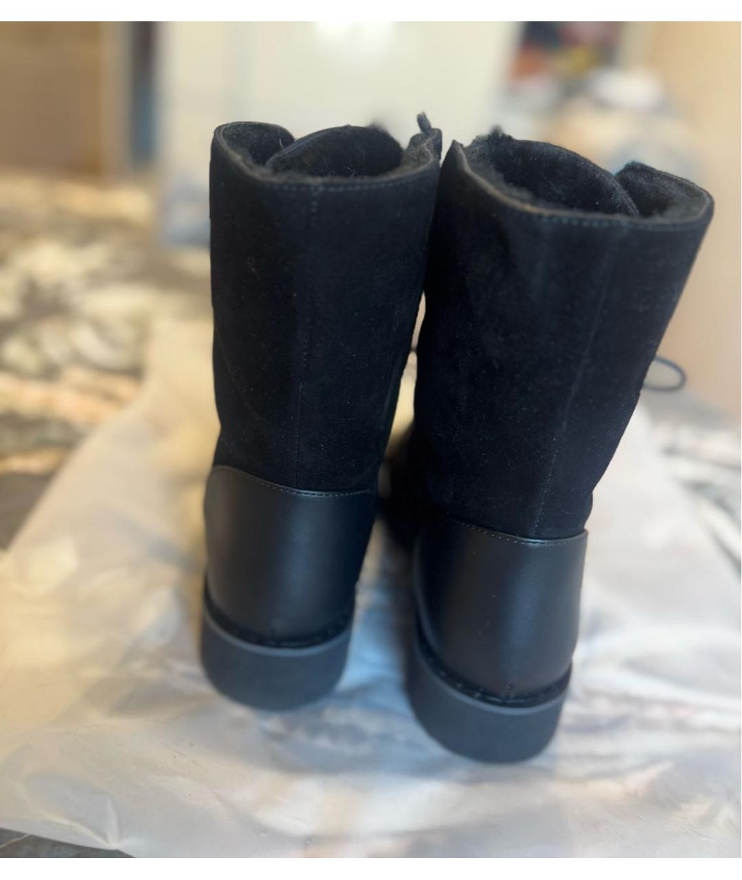 GIUSEPPE ZANOTTI DESIGN Черные замшевые ботинки, фото 4