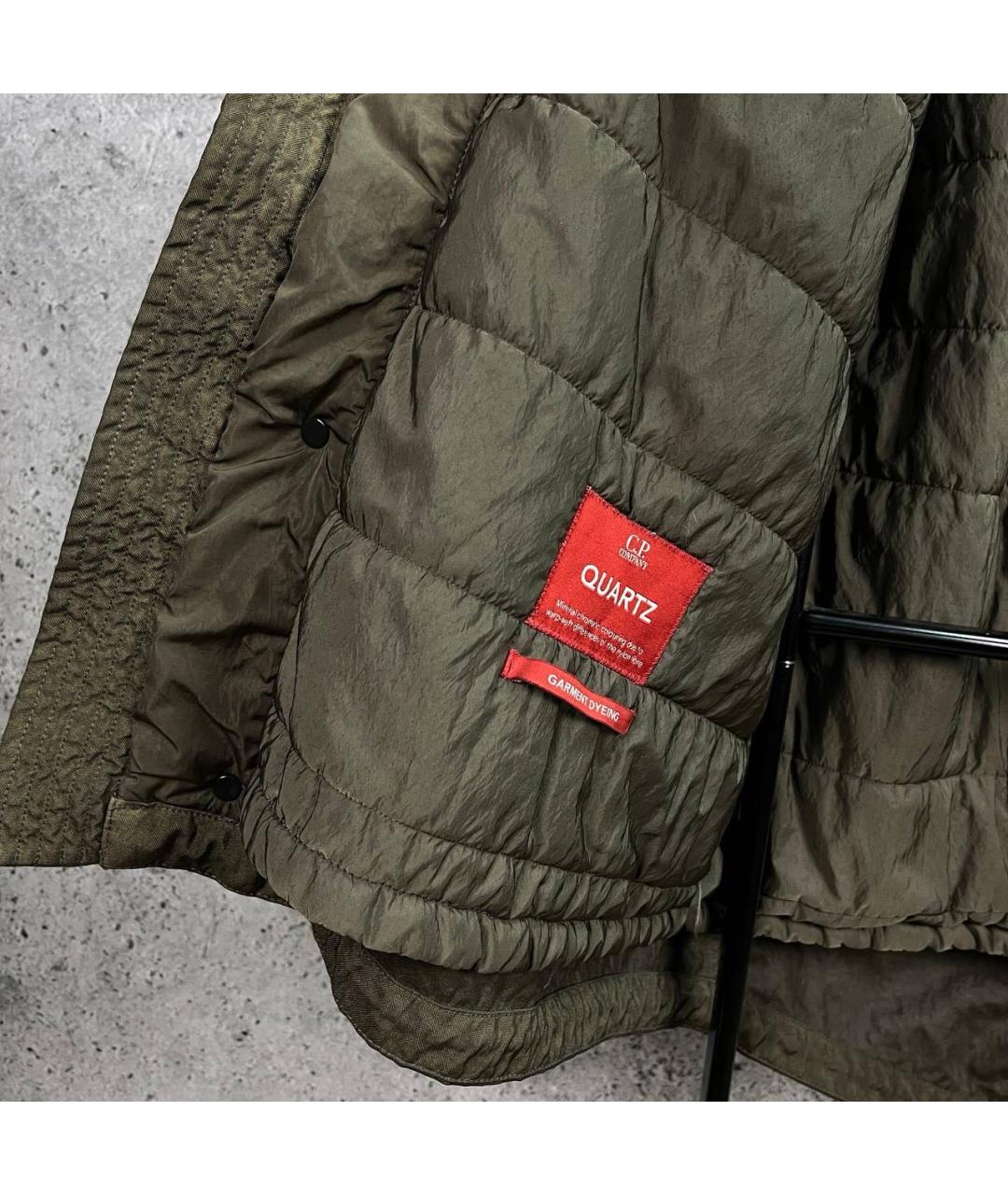 CP COMPANY Горчичный полиамидовый тренч / плащ, фото 3